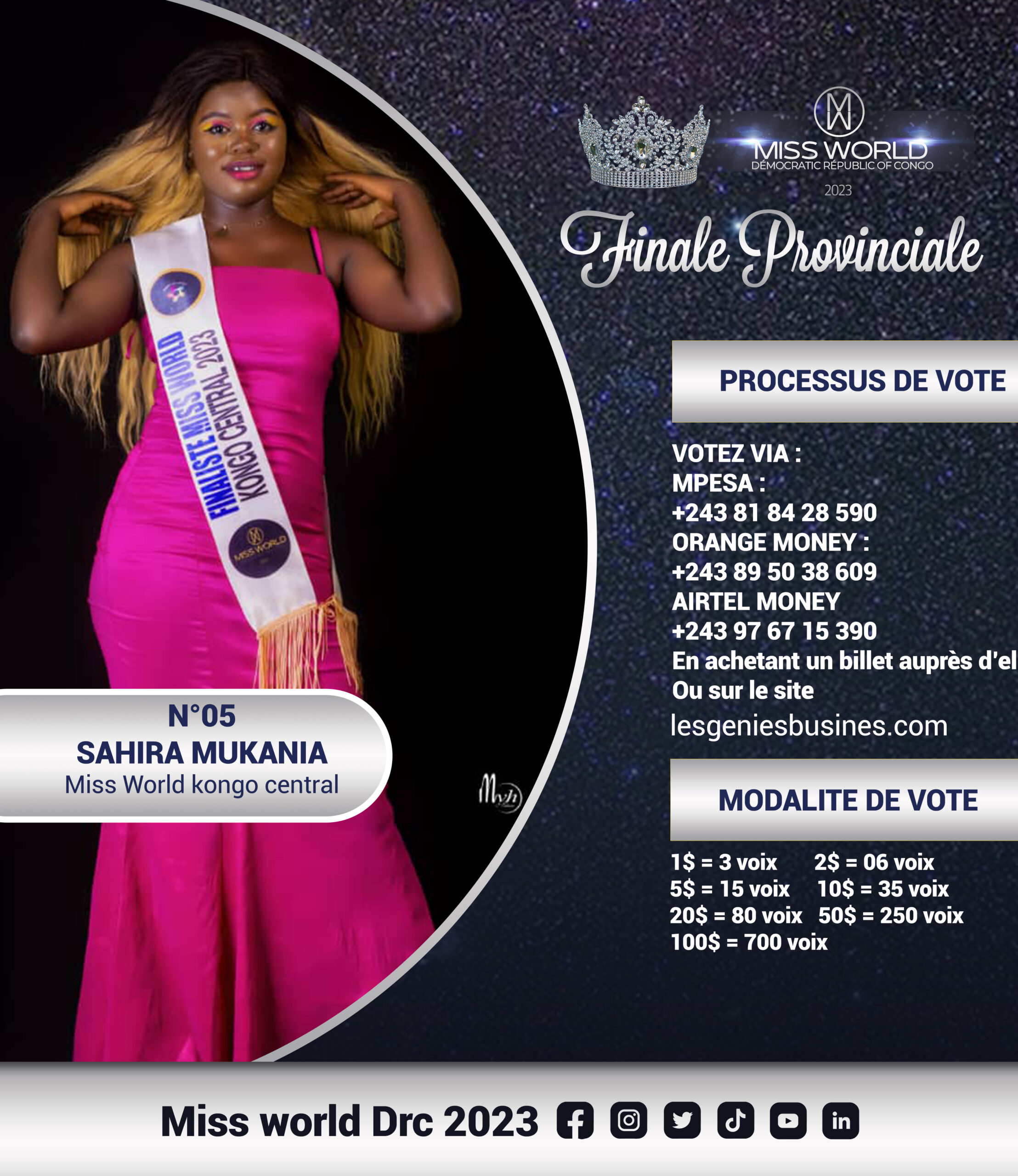 SAHIRA MUKANIA N°05